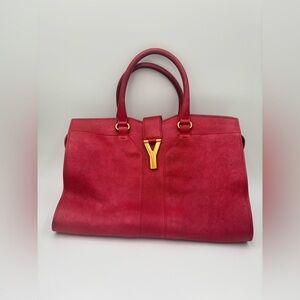 ❤️ Yves Saint Laurent (YSL) Medium Cabas ChYc Tote Bag A210E9ME9